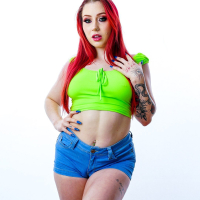 Redhead Arietta Adams shares a hard dick with Chloe Cooper