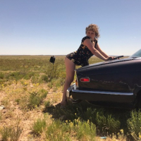 Young Juicy Bent Over A Jaguar