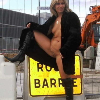 Slutty Milf Lisa Flashing Outside