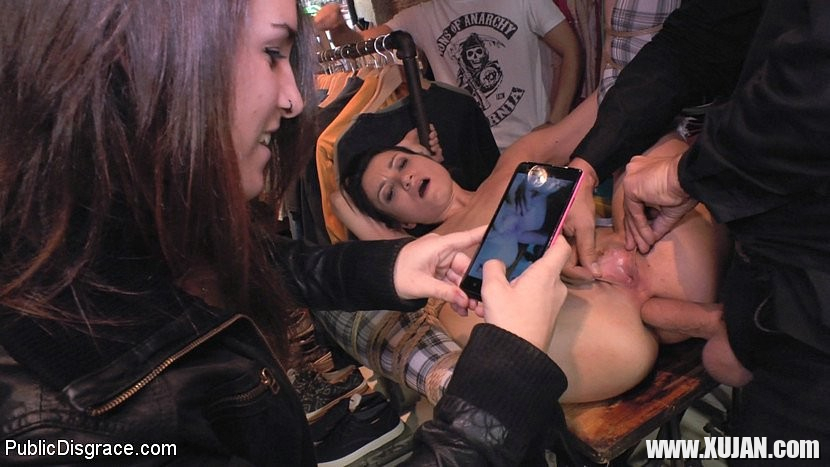 Valentina Bianco is public exposed and humiliated with double fu - Photo #917595