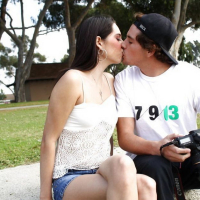 Brunette coed Rachel Rose fucked hard till facials