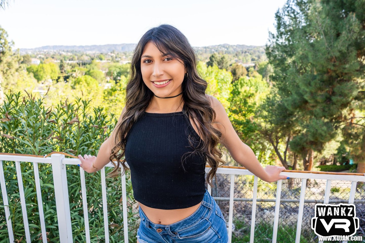 Sexy Latina Penelope Woods loves fucking on the balcony - Photo #930305