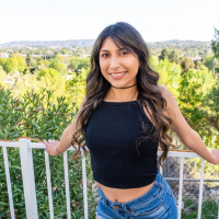 Sexy Latina Penelope Woods loves fucking on the balcony