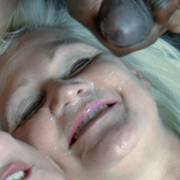 Two maids serve a black dick