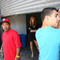hot MILF Nicole Moore fucks a black dude for her sons safety