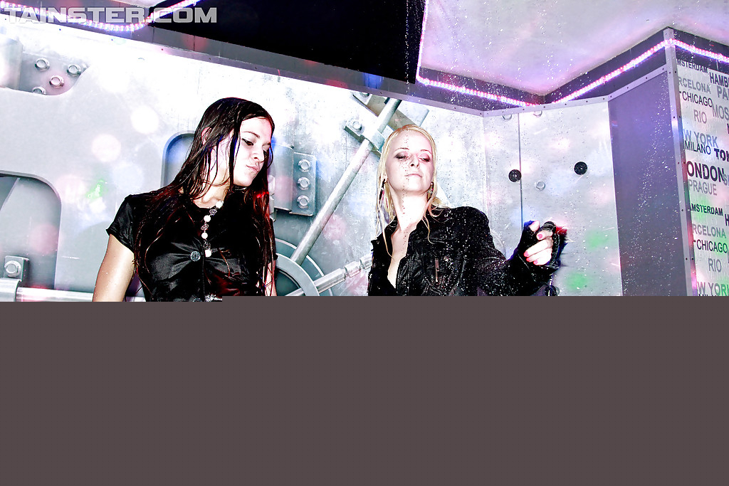 Fuckable lassies getting wet and going wild at the night club party - Photo #946658