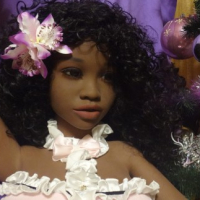 Doll and Christmas tree
