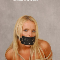 Blonde babe in bondage