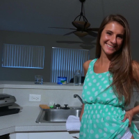 Tara Ashley gets fucked and creampied in Kitchen