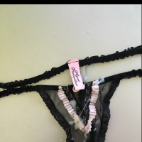 Me and panties cum Victoria Secrets
