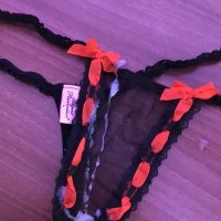 Me and panties cum Victoria Secrets