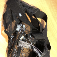 Me and panties cum Victoria Secrets