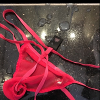 Me and panties cum Victoria Secrets