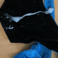 Me and panties cum Victoria Secrets