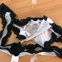 Me and panties cum Victoria Secrets