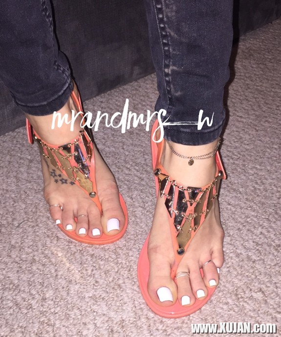 Mrs W Sexy White Gloss Pedi krunkner ev sandalner khaghal - Photo #972397