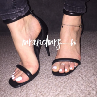 Mrs W Sexy White Gloss Pedi krunkner ev sandalner khaghal