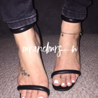 Mrs W Sexy White Gloss Pedi krunkner ev sandalner khaghal
