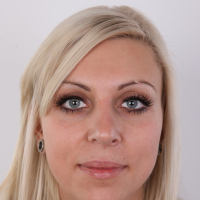 Blonde secretary in casting scene