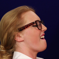 Secretary facial blowjob