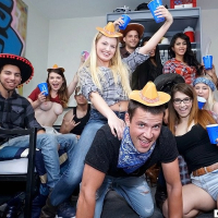 College sex party with group fucking