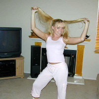 Pictures of Trisha Uptown getting hot while she works out