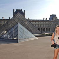 Cherry Jul shows off her great body around town