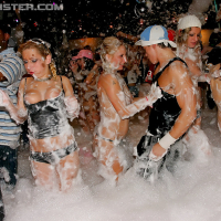 Loveable young babes getting slammed hardcore at the wild sex party