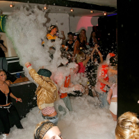 Fuckable chicks spending some good time at the wild foam party