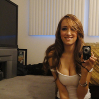 Petite babe Victoria Rae Black makes a few self shots showing off naked body