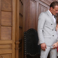 Alessandra Jane lifts her Dress and gets banged