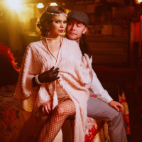 Gorgeous Violet Starr is getting fucked hard from behind in vintage cosplay