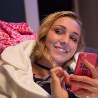 Blonde tease Kendra Sunderland has some fun all around town