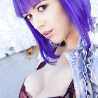 Wellstacked punk princess undressing and exposing her trimmed pierced pussy