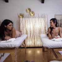 Vina Skyy Harley Haze and Shay Sights in lesbian threesome action