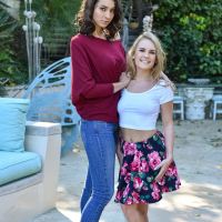 Bella Rolland and Natalie Knight stripping naked