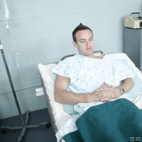 Hot doctors Brynn Tyler and Bridgette B fucking a big cock in reality