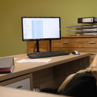 Karol Lilien sucks and fucks in Office for Money