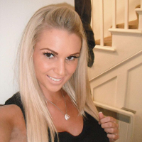 Cara Brett at home in her tight jeans showing her big melons