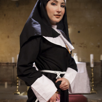 Sophia Loche and Mia Li star in a lascivious nunsploitation flick featuring shoc