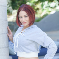 Slutty chick Ryder Skye being surprised with a king size black shaft
