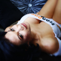 Ryder Skye gets creative with her FreeOnes Tshirt