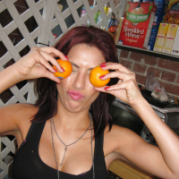 Amateur teen babe Alexa Nicole poses solo stripping in the kitchen