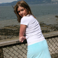 Pictures of Madison Summers flashing outside
