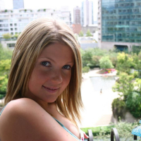 Pictures of Madison Summers teasing your cock in the back yard