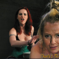 Blonde Anita Blue gets rope bound and pussy wired for orgasm