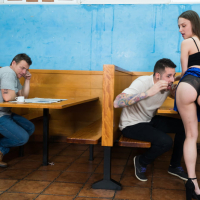 Izzy Lush Petite Latina Teen Gets Fucked In Restaurant