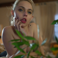 Stunning chick Chloe Toy strips and unveils her small boobs