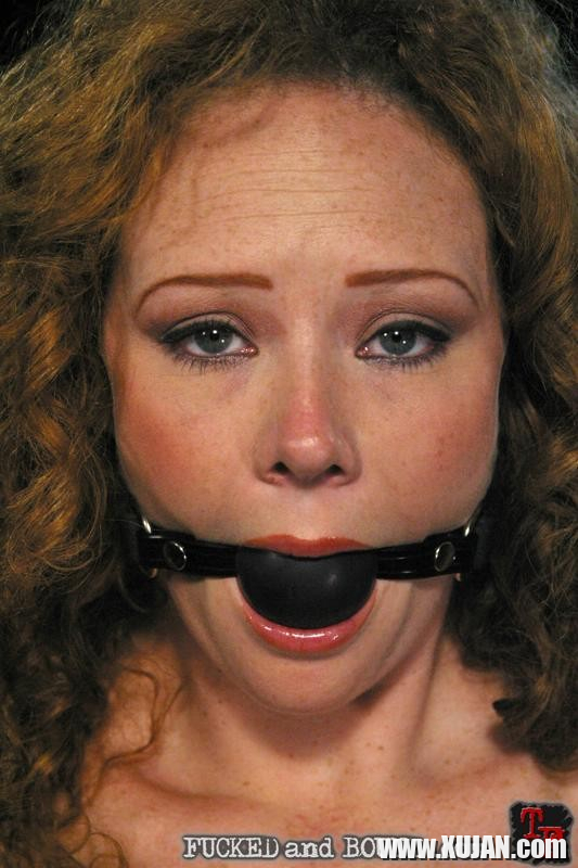 Bound Audrey Hollander gets a candle in her ass with fucking - Photo #1118449
