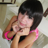 Sexy Thai babe Ivy strips out of her pink dress to reveal a super hot body